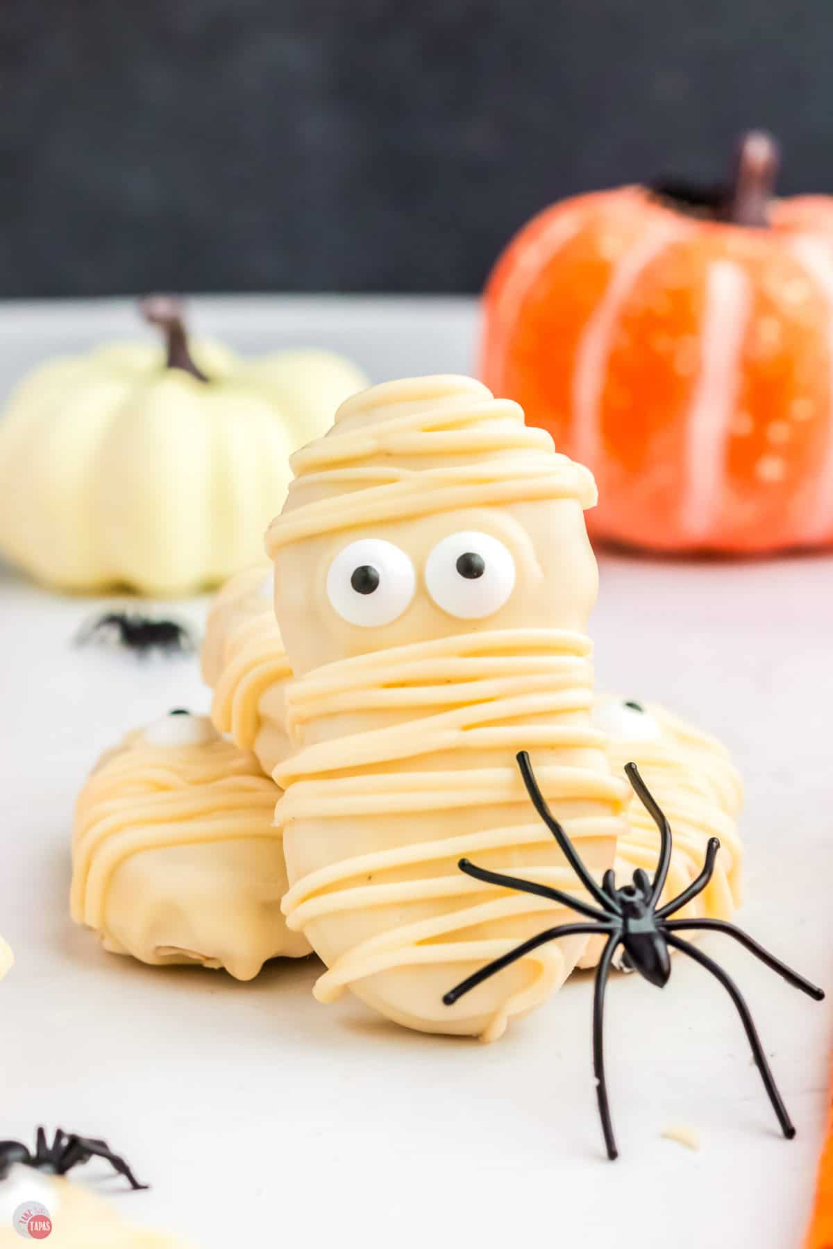 nutter butter mummy cookies