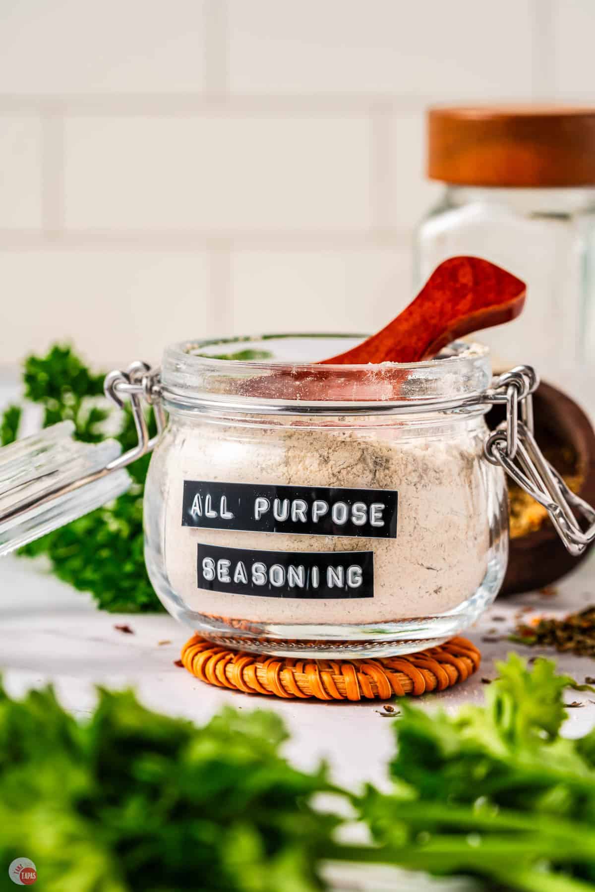 jar of all purpose seasoning