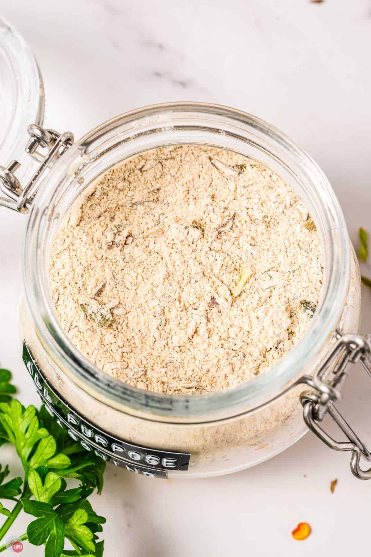 jar of all purpose seasoning