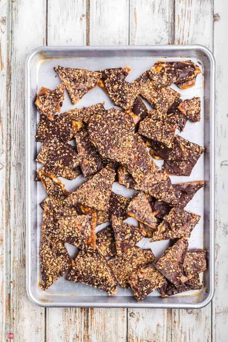 Homemade Almond Roca Candy - Take Two Tapas