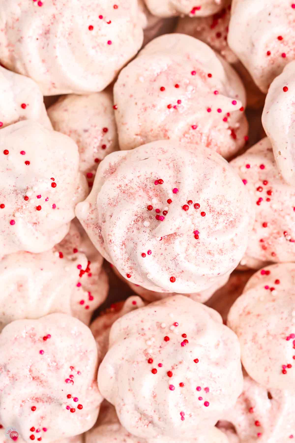 close up of cookies with sprinkles