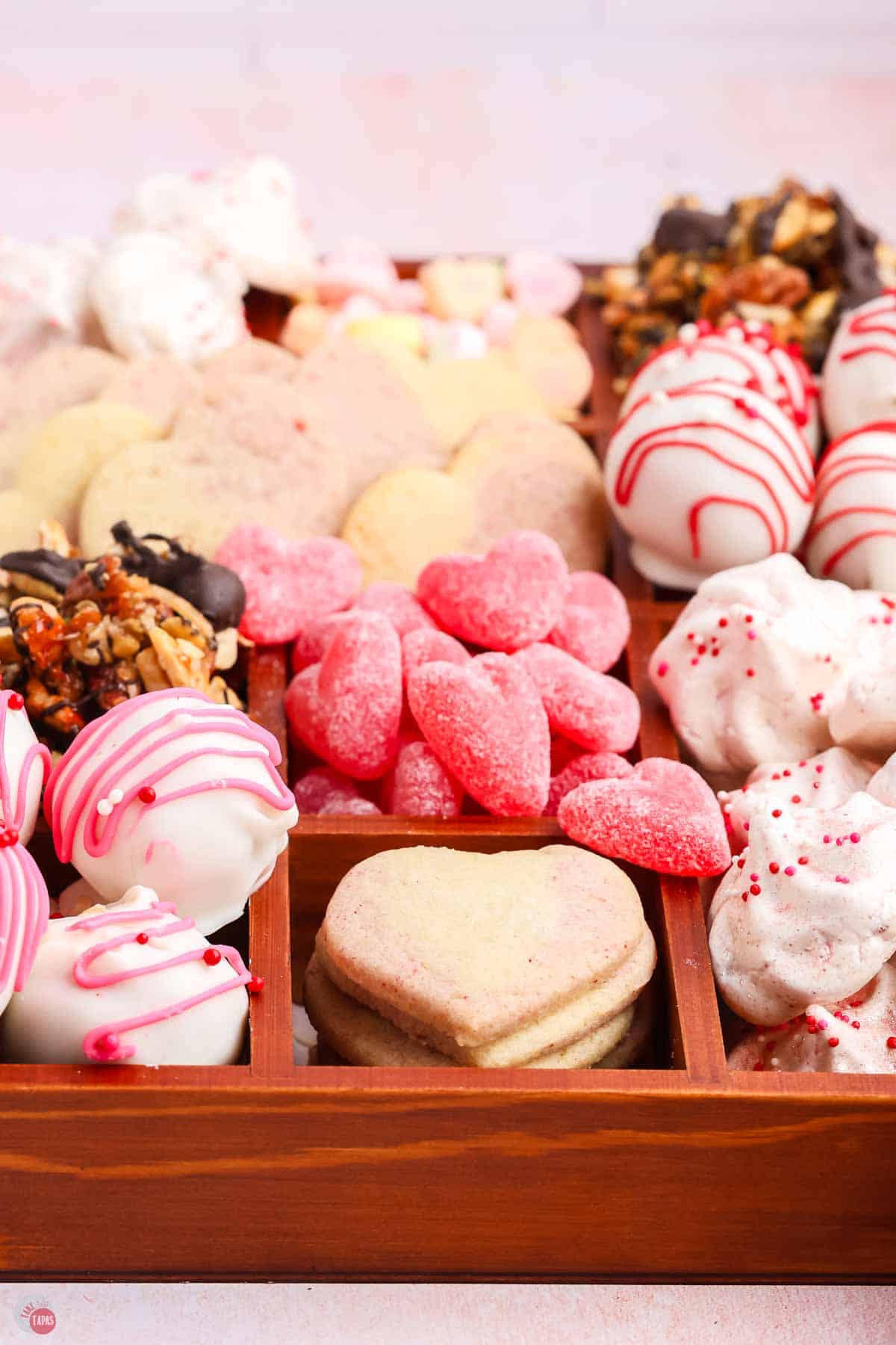 close up of cookie treat box