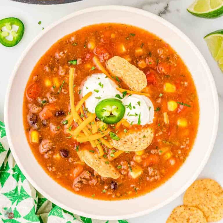 bowl of Southwest soup