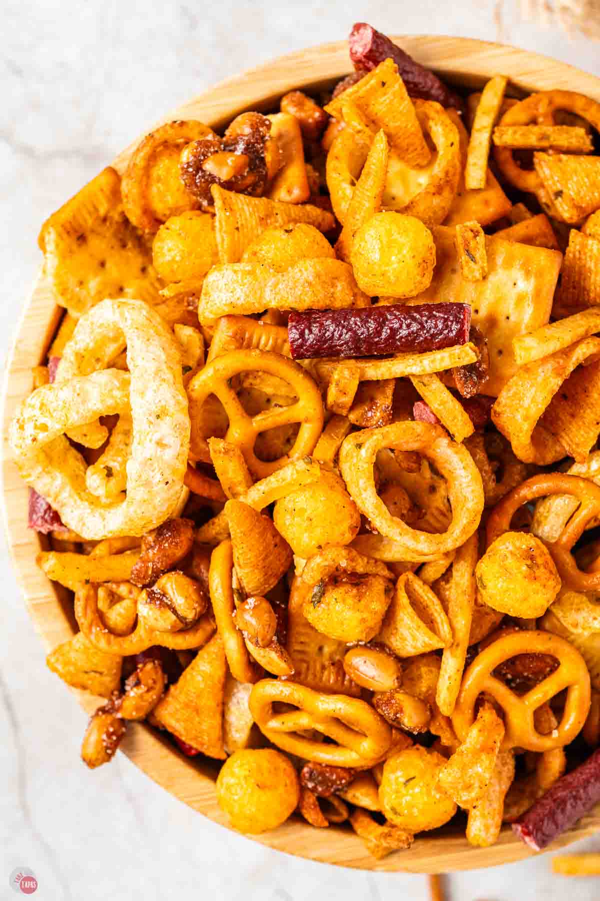 bowl of snacks