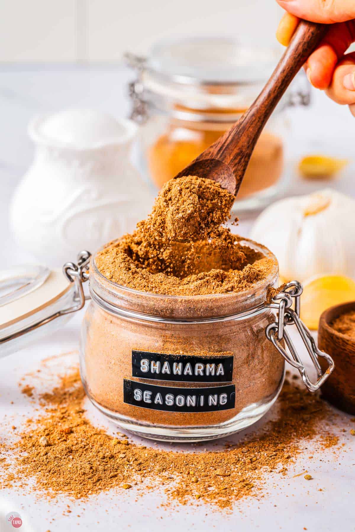 jar of homemade seasoning