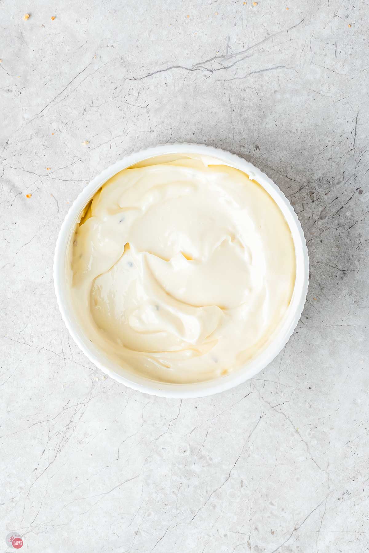 bowl of horseradish sauce
