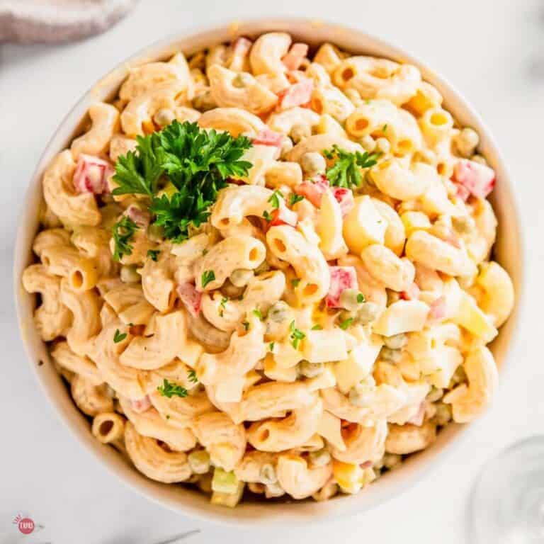 bowl of southern pasta salad
