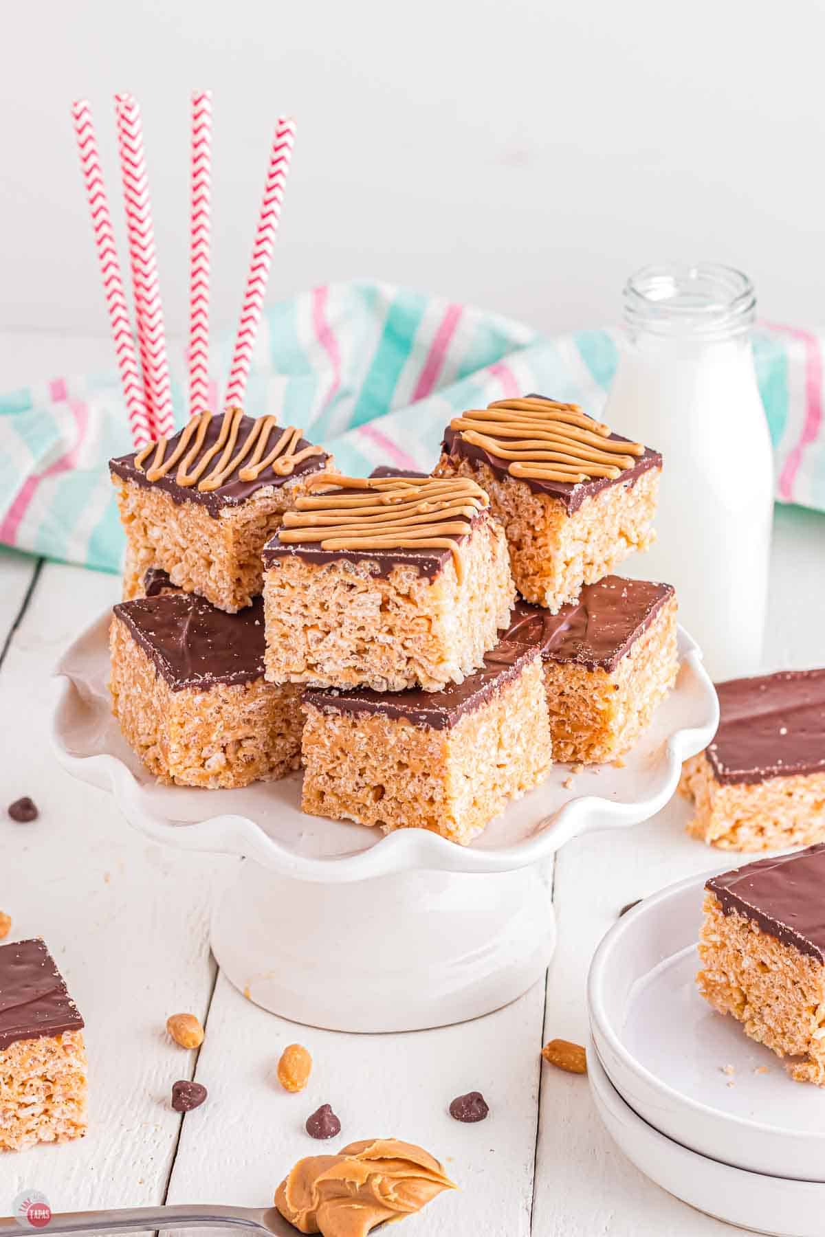 stack of peanut butter treats