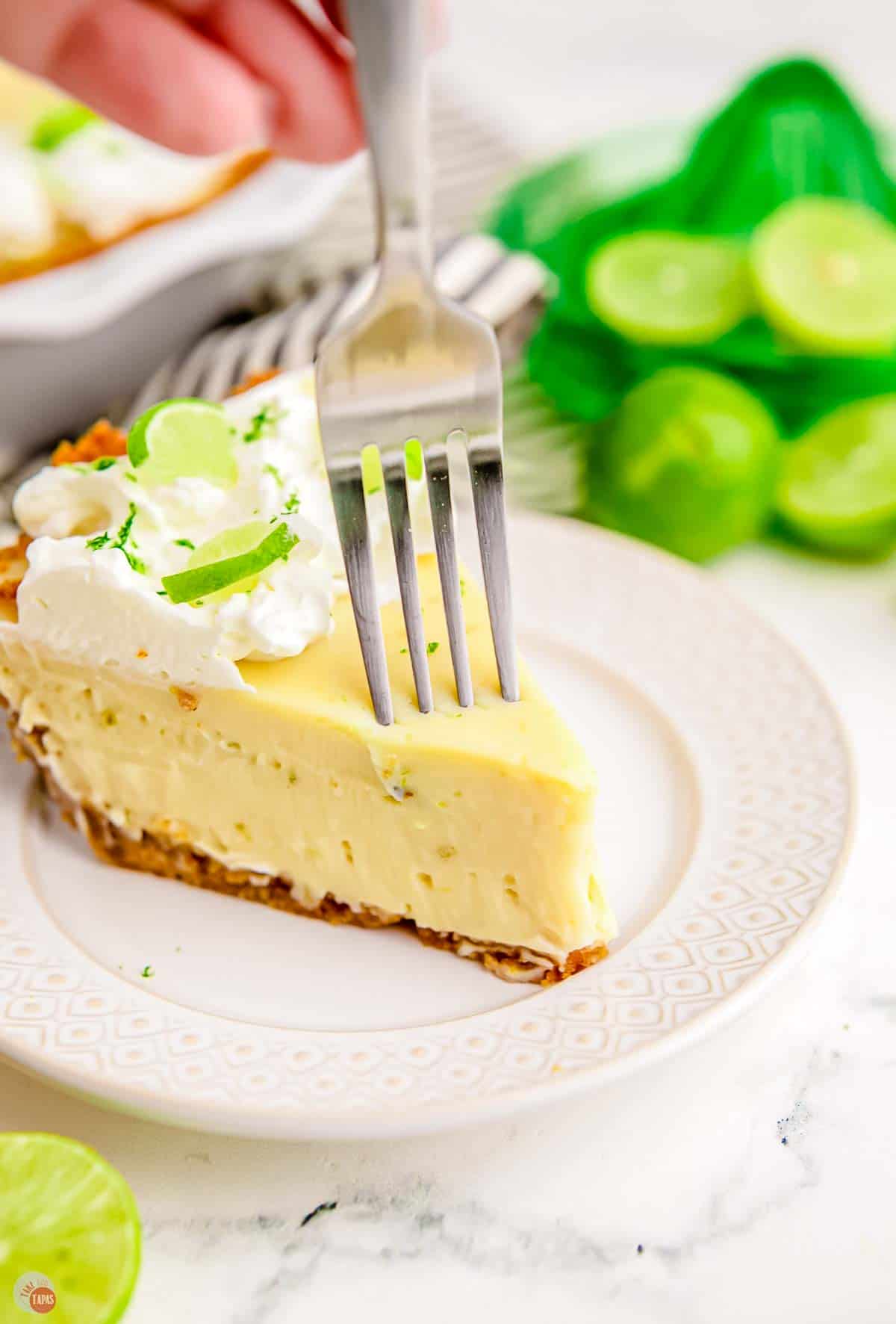 piece of pie with a bite missing