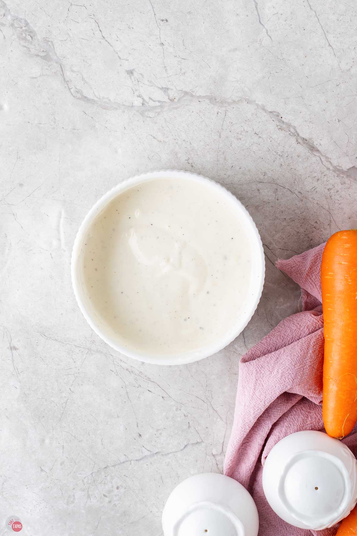 coleslaw dressing in a white bowl